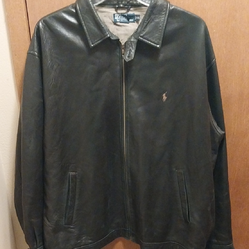 Polo By Ralph Laren Leather Jacket